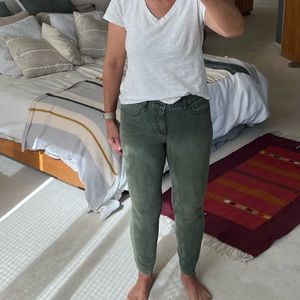 Free People cord ankle pants.